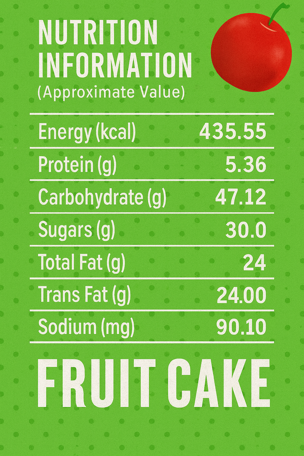 Harish Cake 200g | Fruit Cake | Choco Chip Cake
