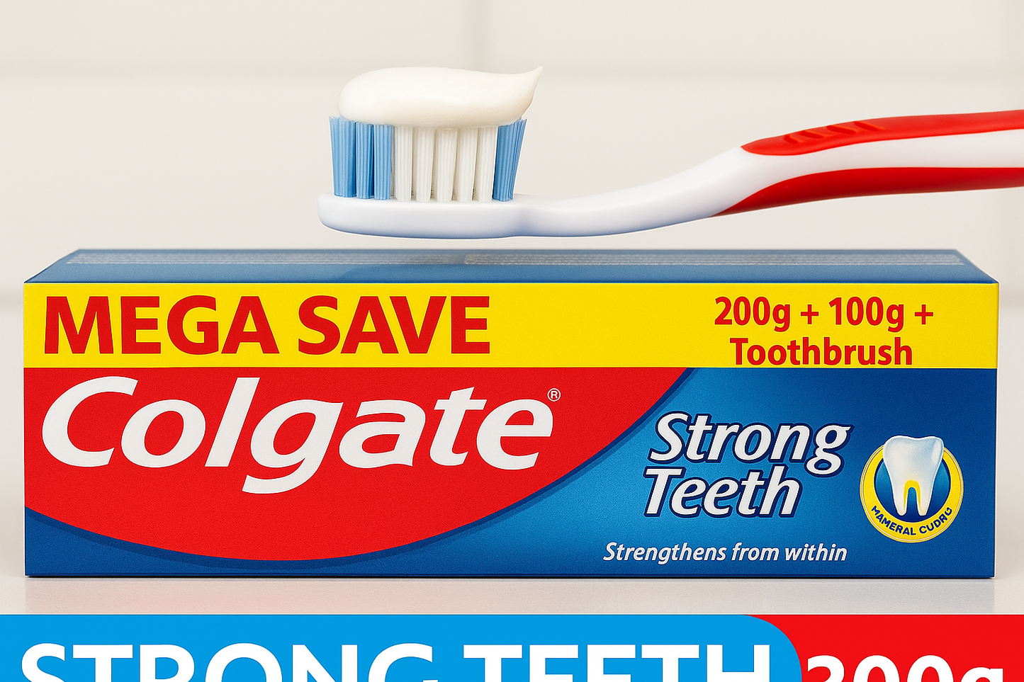 Colgate 200g+100g+ Free Thoothbrush