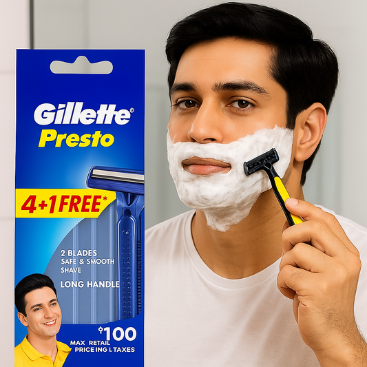 Gillette Presto 5s Mrp100