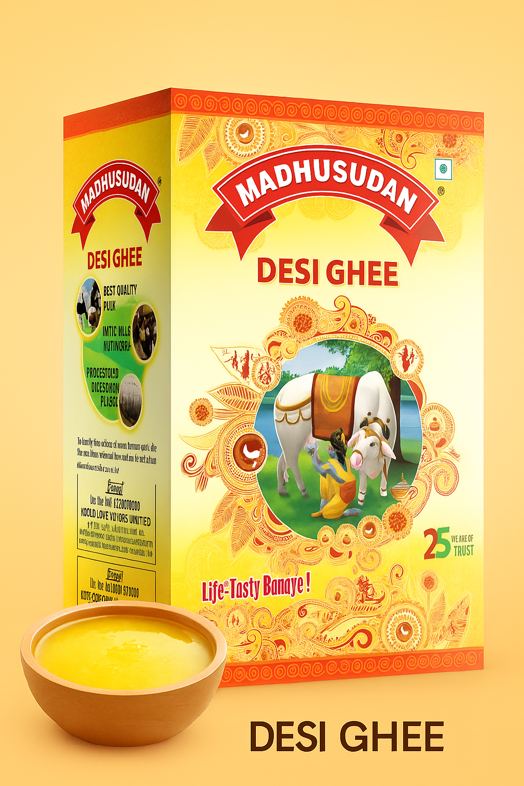 Madhusudan Desi Ghee 500g