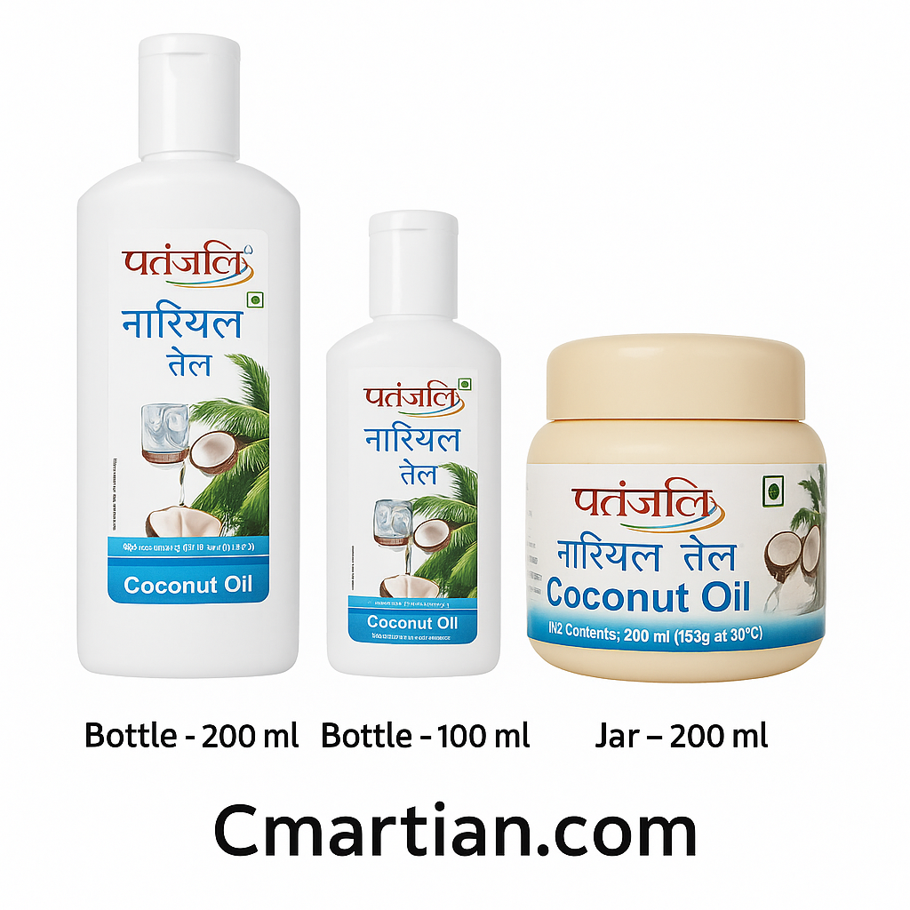 Patanjali Coconut Oil 100ml, 200ml