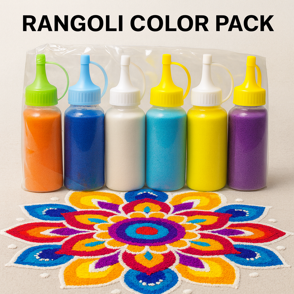 Rangoli Color ( pack of 10color )