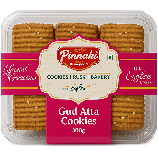 Pinnaki Gud Aata Cookies 500g