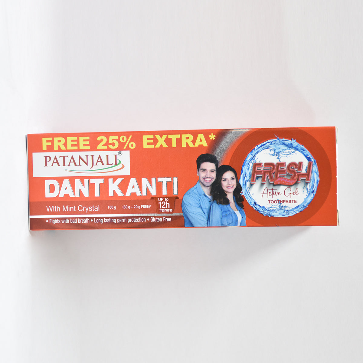 Patanjali Dant Kanti Fresh Gel (80g + 20g Free)