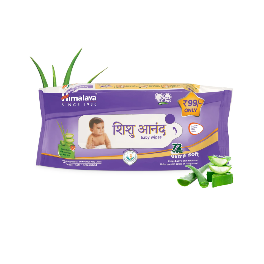 Himalaya Baby Wipes 72N