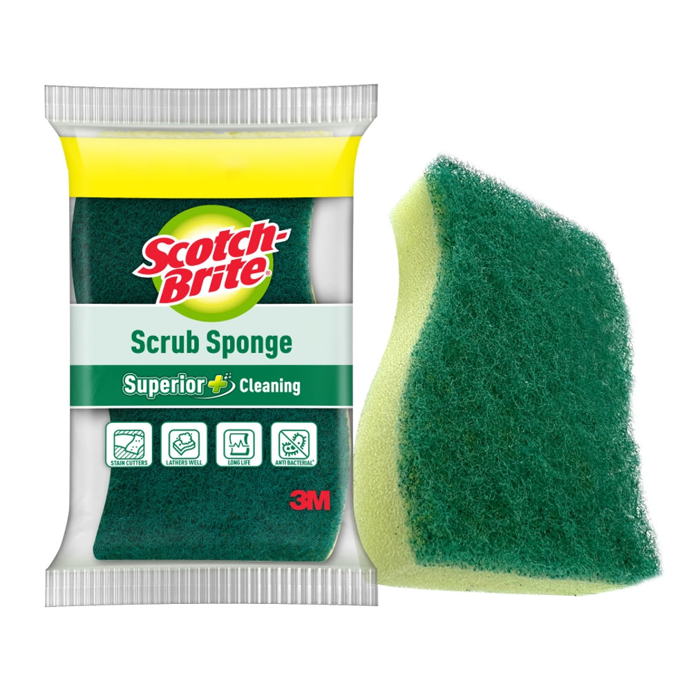 Scrotch Brite Scrub Sponge | Pack of 3pcs  | Mrp60