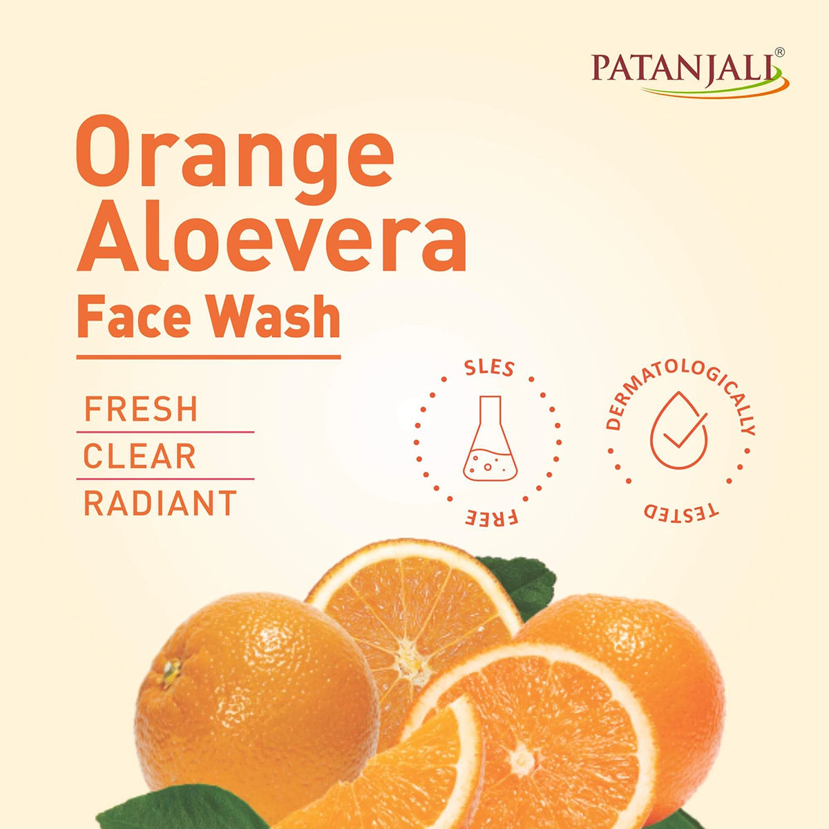 Patanjali Facewash Orange Aloevera 100g