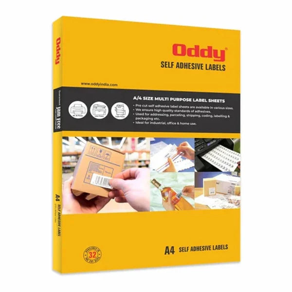 ODDY A4 LABEL SHEETS | ST-1A4100 | 100Sheets | 210x297mm | 1N