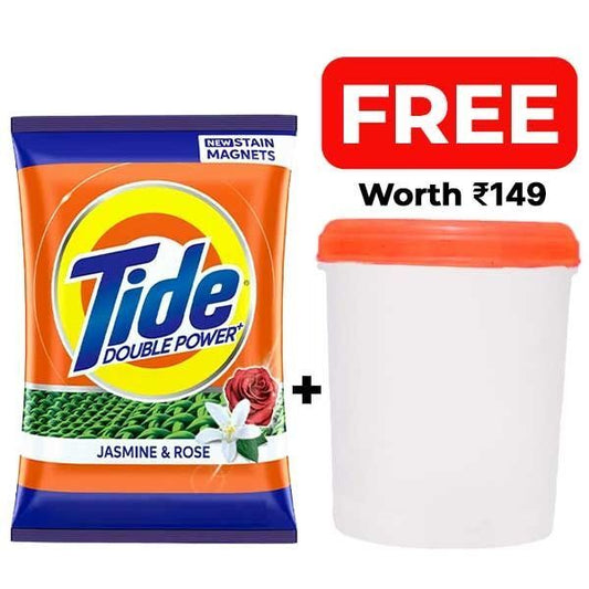Tide Double Powder Detergent Powder - 3Kg Pack (Jar Free)
