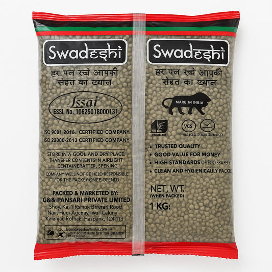 G&B Swadeshi Daal Moong Sabut 1kg