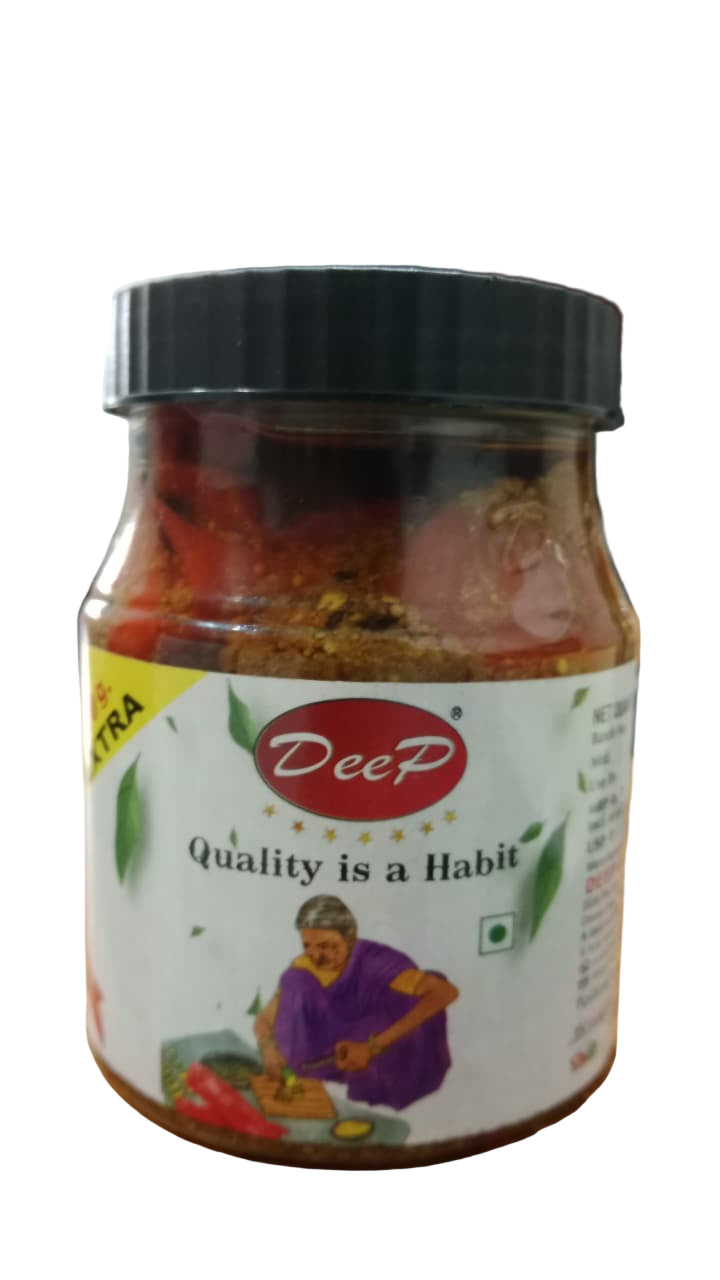 Deep Stuffed Red Chilli Pickle 500g