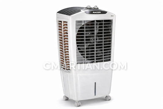 USHA Racer Desert Air Cooler | Air Throw up to 11.5 meters | Cooling Area up to 30 m² | Auto Tank Fill System |