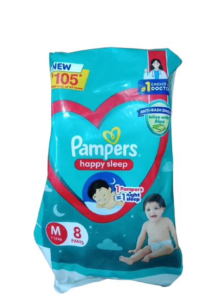 Pampers Size-M, 8N