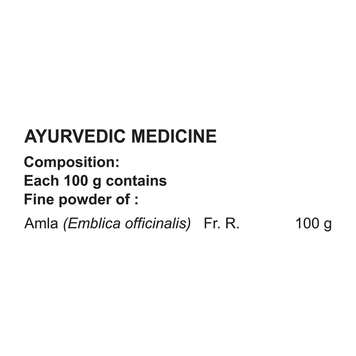 Patanjali Divya Amla Churna 100g