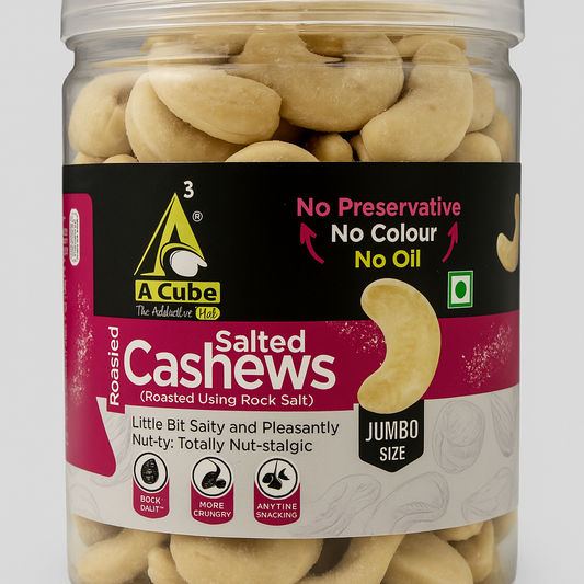 A Cube Roasted Salted Cashew  250g