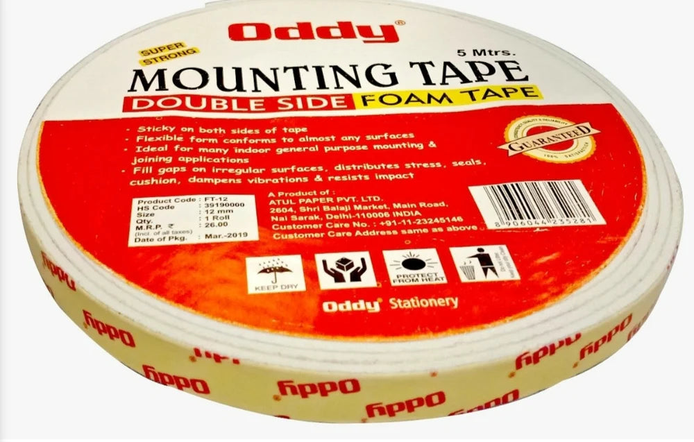 ODDY FOAM TAPE DOUBLE SIDE | FT-24 | 24mm | Roll of 5m |  1N