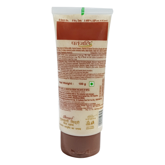 Patanjali Saundarya Multani Mitti Face Scrub 100g