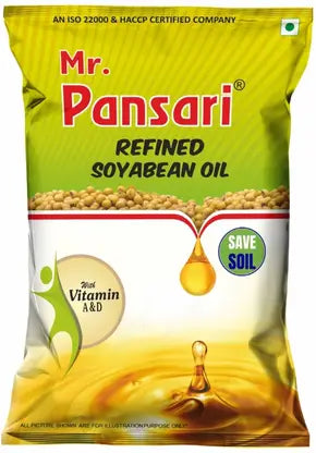 Pansari Soya Refined pouch 1L