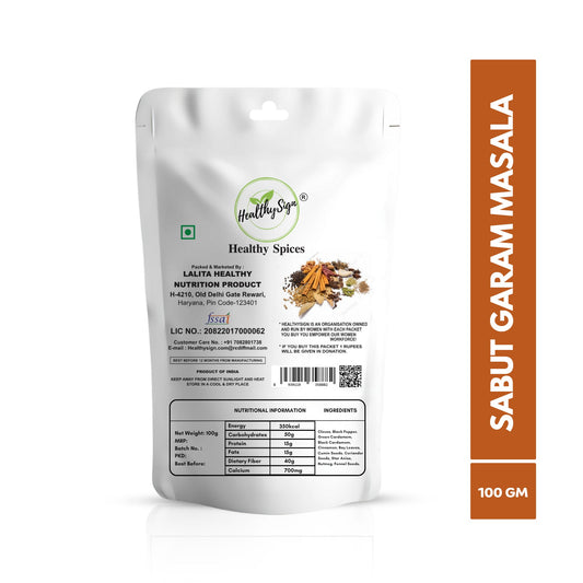 HealthySign Sabut Garam Masala 50g, 100g, 250g