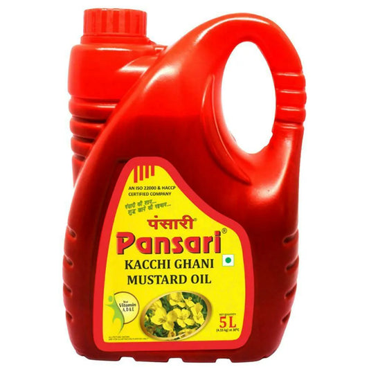 Pansari Mustard Oil Can Kachi Ghani 5L