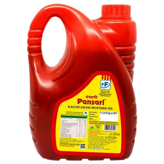 Pansari Mustard Oil Can Kachi Ghani 5L