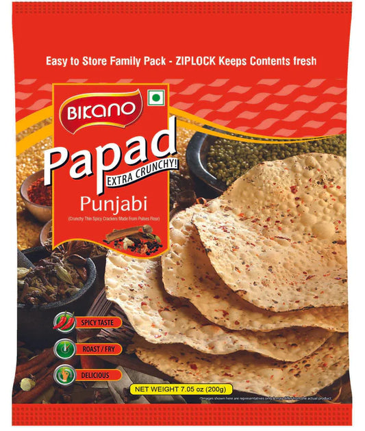 Bikano Papad Punjabi 200g