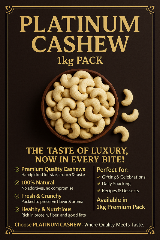 Platinum Cashew 1kg - Best Quality
